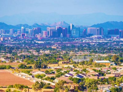 City of Phoenix Panorama. Phoenix, Arizona, United States.