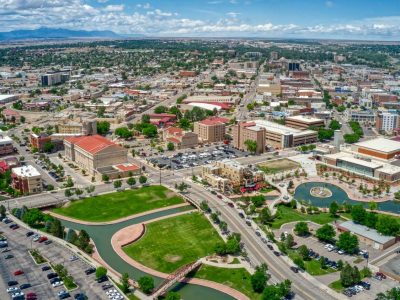 Downtown Pueblo, Colorado during Summer